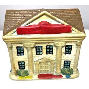 Monopoly House Ceramic Tea Light Holder Classic Design & Roof Holes For Smoke